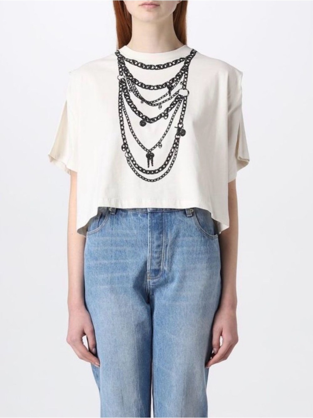 Paco Rabanne T-Shirt Woman Ivory